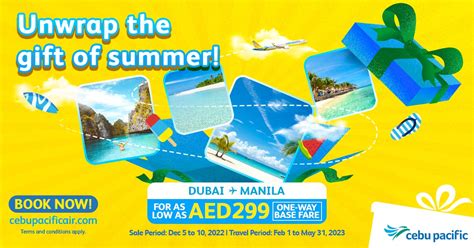 flights dubai to cebu|airfare to cebu from dubai.